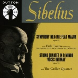 Sibelius, Jean: Sibelius - Dsrso / Erik Tuxen & The Griller Quarte