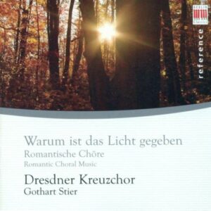 Max Reger - Matthias Claudius - Johannes Zwick : Choral Concert: Dresden Chamber Choir - REGER, M. / BRUCKNER, A. / MAUERSBERGER, R. / KAMINSKI, H. / BECKER, A. / BRAHMS, J. / STIER, A.
