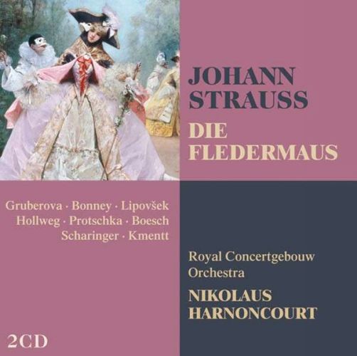 Strauss J. : La Chauve-Souris. Gruberova, Hollweg. Harnoncourt.