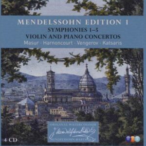 Mendelssohn : Musique Orchestrale. Masur/Harnoncourt Nikolaus/Vengerov/Katsaris