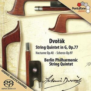 Dvorák : Quintette à cordes op. 77. Qtet à cordes philharmonique de Berlin.