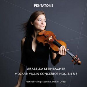 Mozart : Concertos pour violon n° 3 à 5. Steinbacher, Dodds.