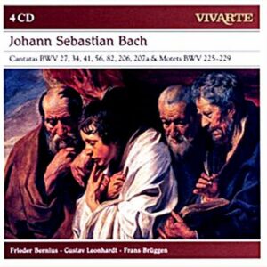 Bach : Cantates et motets. Leonhardt, Bernius, Bruggen.