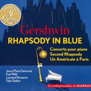 Gershwin : Rhapsody in Blue. Sanroma, Wild, Pennario, Saltkin.