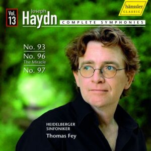 Haydn : Symphonies n° 93, 96, 97. Fey.