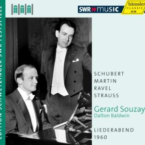 Gérard Souzay chante Schubert, Martin, Ravel et Strauss (1960)