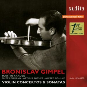 Bronislav Gimpel joue Sibelius, Schubert, Mendelssohn, Tartini : Concertos et Sonates.