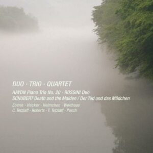 Haydn/Rossini/Schubert : Piano Trio in B flat Hob/Duo for Cello and bass/Qu