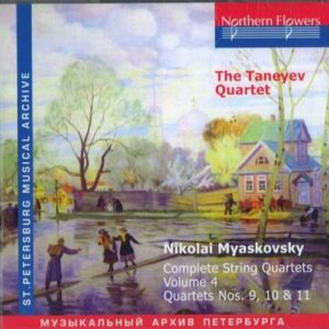 Nikolai Myaskovsky : Complete String Quartets. Vol. 4, Nos.9, 10 & 11