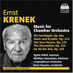 Ernst Krenek : Musique pour orchestre de chambre
