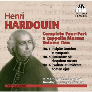 Hardouin : Messes à quatre voix n° 1, 3 et 4. Krueger.