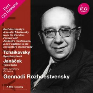 Tchaikovski : Symphonie n° 5. Janacek : Taras Bulba. Rozhdestvensky.