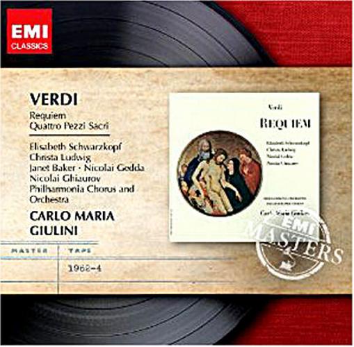 Verdi : Requiem. Schwarzkopf, Giulini.
