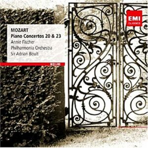 Mozart : Concertos n° 20 et 23. Fischer, Boult.