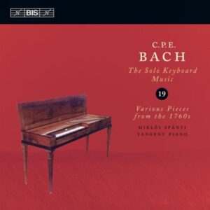 Carl Philipp Emanuel Bach : Solo Keyboard Music, Vol.19