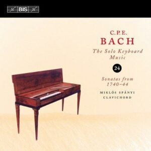 Carl Philipp Emanuel Bach : Solo Keyboard Music, Vol.24:Sonatas from 1740-44