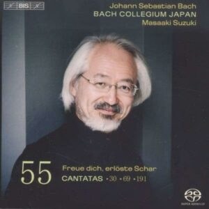 Bach : Cantates, vol. 55. Blazikova, Blaza, Kooij, Suzuki.