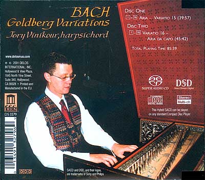 Johann Sebastian Bach : Variations Goldberg