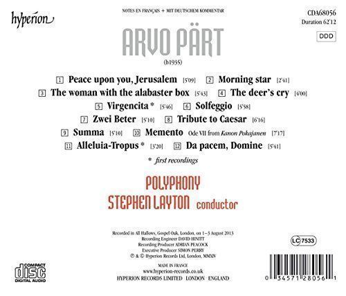 Part, A.: Choral Music