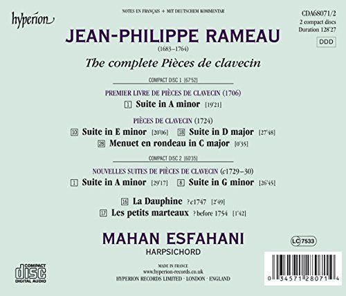 Rameau, J. P.: Pieces De Clavecin