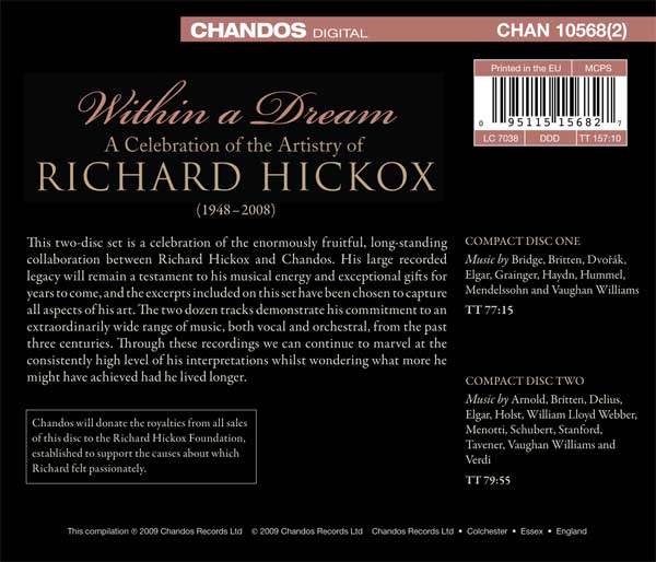 Richard Hickox : Within a Dream, A Celebration of Richard Hickox