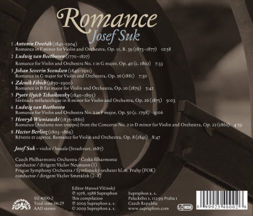 Josef Suk, violon : Romance