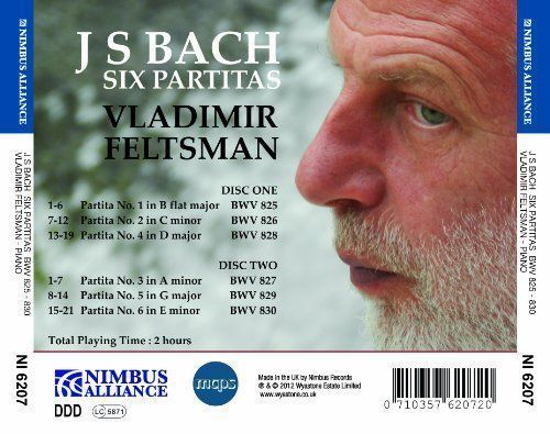Bach : Six partitas. Feltsman.