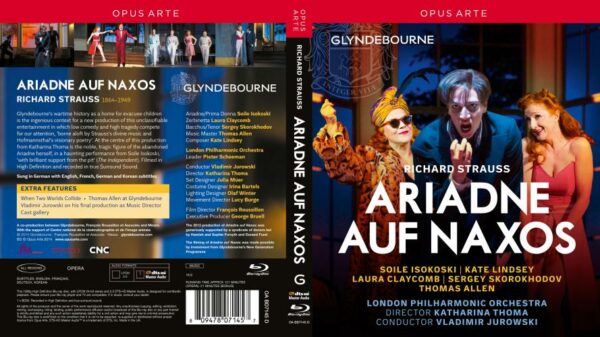 Strauss : Ariane à Naxos (Glyndebourne). Isokoski, Lindsay, Jurowski, Thoma.