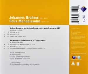 Daniel Barenboim-Brahms/Mendel