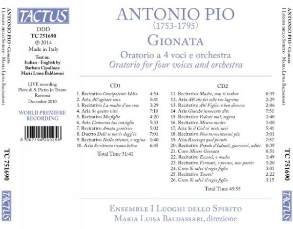 Antonio Pio : Gionata