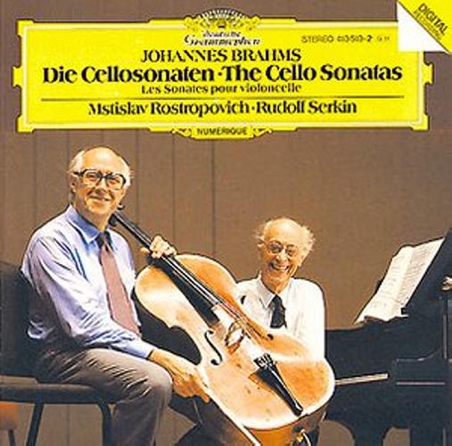 Brahms : Sonates. Rostropovitch, Serkin