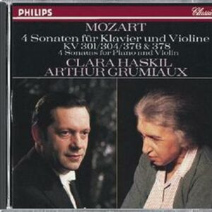 Mozart : 4 Sonates Pour Piano Et Violon K 301 304 376 Et 378
