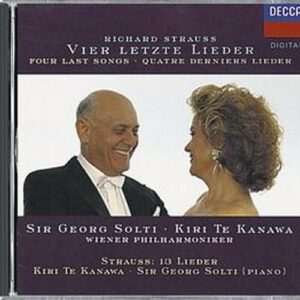 Richard Strauss : 4 Derniers Lieder+13 Lieder-Kanawa-Solti,Piano-