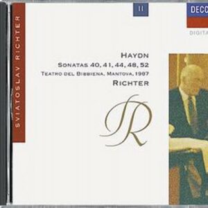 Haydn : 5Sonates Piano Hob Xvi 44-40-41-48-52-Richter-