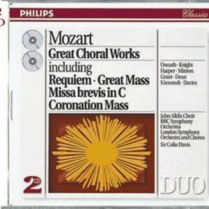 Mozart : Messe En Ut Min-Requiem-Colin Davis-Lso-