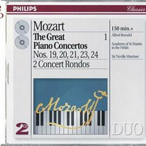Mozart : Concertos Piano N 19-20-21-23-24-Rondo Pia&Or.Brendel