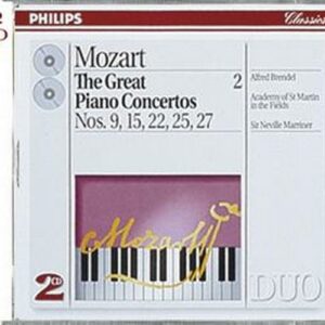 Mozart : Concertos Piano N 9-25-22-15-27-Brendel-Marriner-Asmf