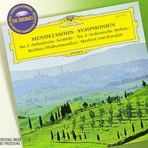 Mendelssohn : Symphonies N 3&4-Les Hebrides,Ouv.Karajan-Opb-