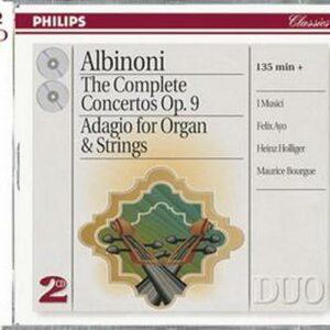 Albinoni : Integrale Des Concertos-Adagio Pour Orgue Et Cordes