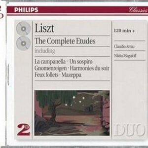 Liszt : Integrale Des Etudes Pour Piano-Claudio Arrau Nikitama