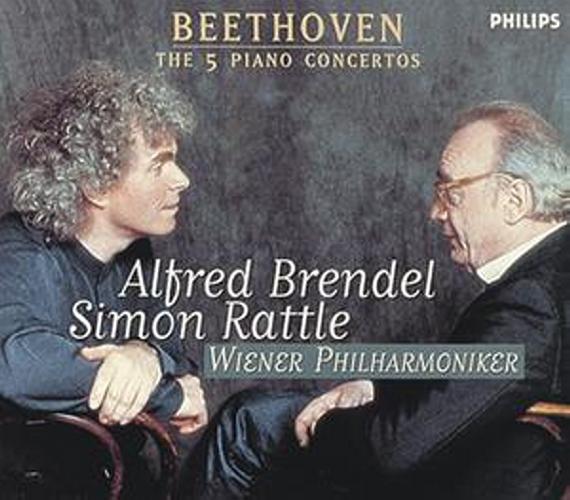 Beethoven : Brendel-Rattle-5 Concertos-Orchestre Philharmoniqu