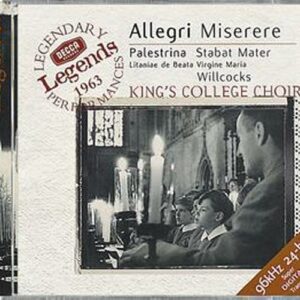 Allegri : Miserere-Palestrina-Stabat Mater-King'S Collegewillc
