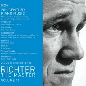 Richter the Master, Vol. 11 : 20th Century Piano Music