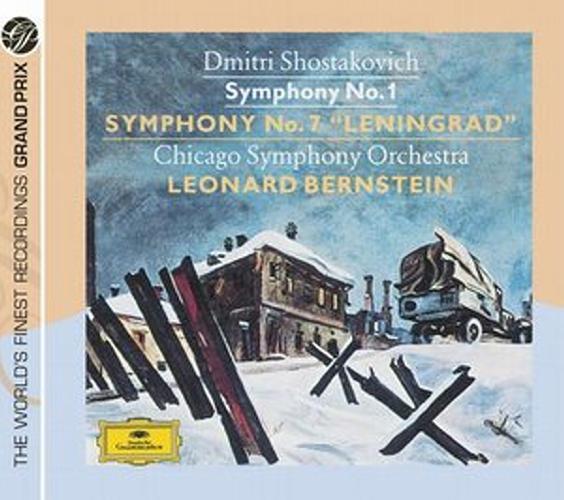 Chostakovitch : Symphonies n° 1 et 7. Bernstein.