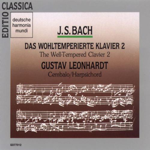 Bach : Le clavecin bien tempéré II. Leonhardt.