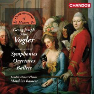 Vogler : Symphonies en ré moneur et sol majeur. Bamert.