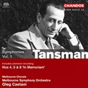Alexandre Tansman : Symphonies (Volume 1)