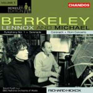 Lennox Berkeley - Michael Berkeley : Edition Berkeley, volume 1