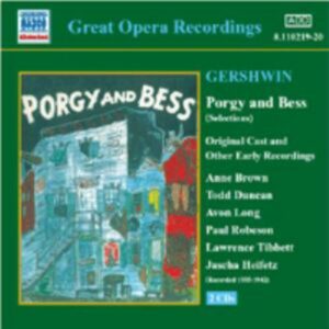 George Gershwin : Porgy and Bess (Original Cast Recordings) (1935-1942)