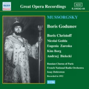 Modeste Moussorgski : Boris Godunov (Christoff, Gedda) (1952)